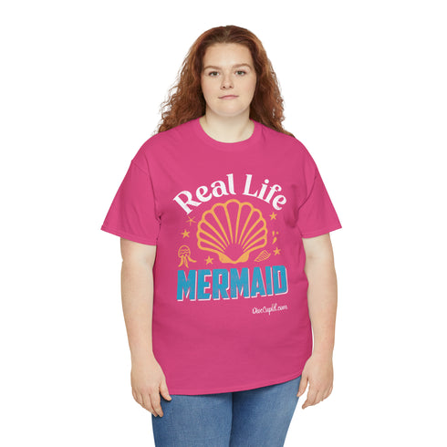 "Real Life Mermaid" Relaxed Fit T-shirt